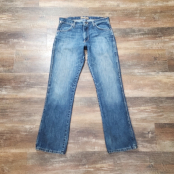 WRANGLER SLIM BOOTCUT JEANS SIZE 32 - Picture 8 of 14